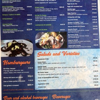 Mc-Fisher - Menu - Seafood Near Me - La Paz, BCS Mc-Fisher - Menu - Seafood Near Me - La Paz, BCS