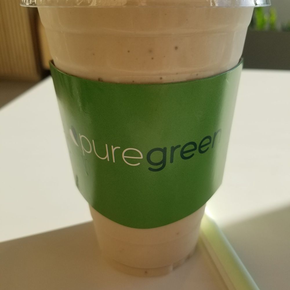 Pure Green - Banana Nut Smoothie - Juice Bars & Smoothies Near Me - Aventura, Florida