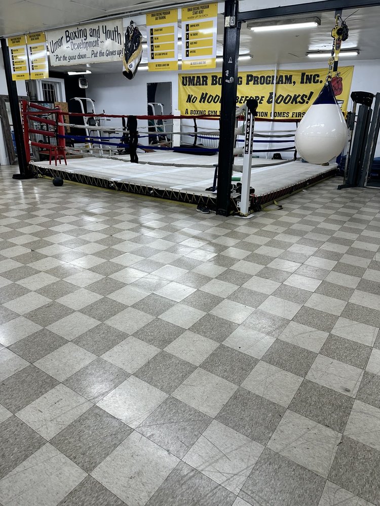 Inside the UMAR Boxing gym on West North Ave