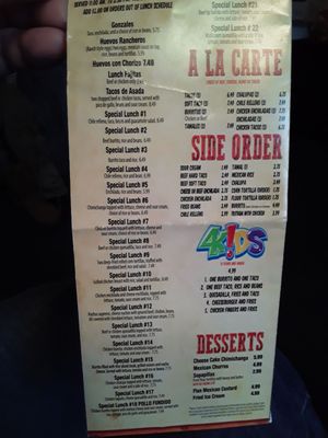 Menu photo 5 Don Patron Mexican Grill California, PA Menu photo 5 Don Patron Mexican Grill California, PA
