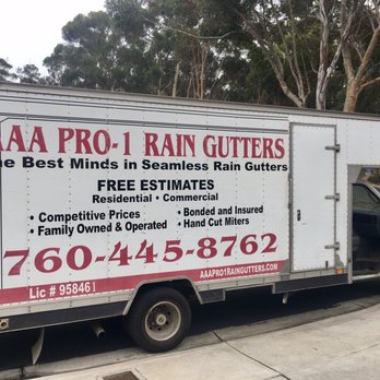 AAA Pro 1 Rain Gutters - Even arrived early! :) - Gutter Services Near Me