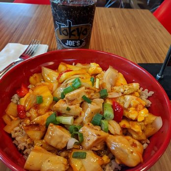 Tokyo Joe's - MoJoe Bowl with white chicken - Sushi Bars Near Me - Parker, Colorado Tokyo Joe's - MoJoe Bowl with white chicken - Sushi Bars Near Me - Parker, Colorado