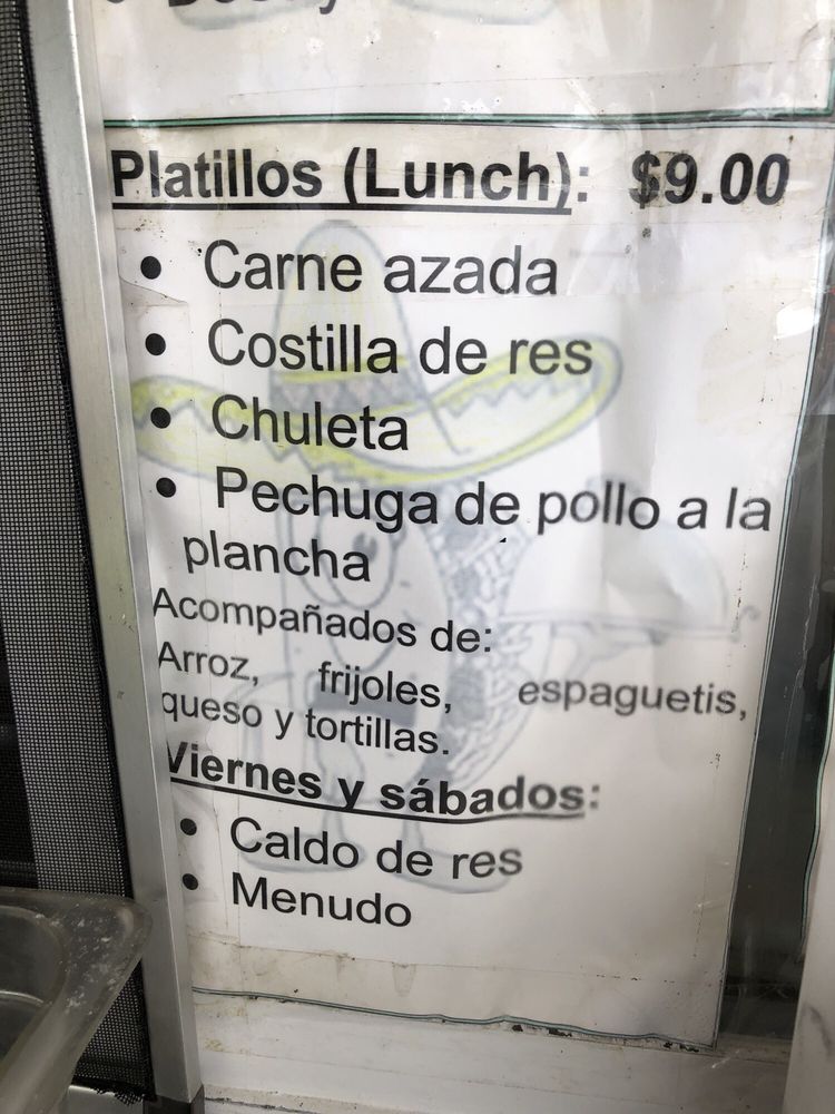 Food from Taqueria DF