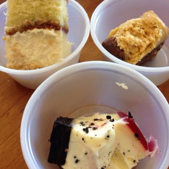 Eli's Cheesecake - Cheesecake Tasting -- cinnamon strudel, sea salt caramel, raspberry - Desserts Near Me - Chicago, Illinois Eli's Cheesecake - Cheesecake Tasting -- cinnamon strudel, sea salt caramel, raspberry - Desserts Near Me - Chicago, Illinois