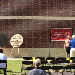 Cypress Ranch High School - Special Olympic Medal Presentation area.