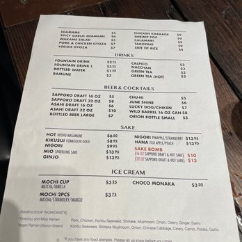 GONZO! - Menu - Ramen Near Me - Carlsbad, California GONZO! - Menu - Ramen Near Me - Carlsbad, California