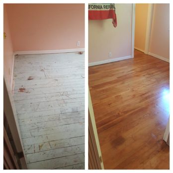 Haltom Hardwood - before and after - Flooring Near Me Haltom Hardwood - before and after - Flooring Near Me