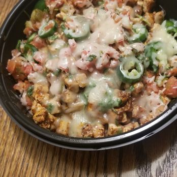 Bell Street Burritos - Tofu bowl with fresh jalapenos, cilantro, and grilled onions - Mexican Near Me - Tucker, Georgia