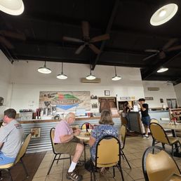 Interior of cafe