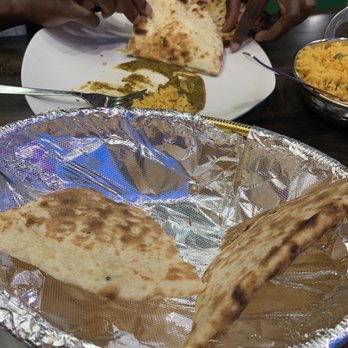 Turmeric Hut - Indian Restaurant - Plain Naan. 4 pieces. 2 for each plus rice. - Indian Near Me - Oceanside, California