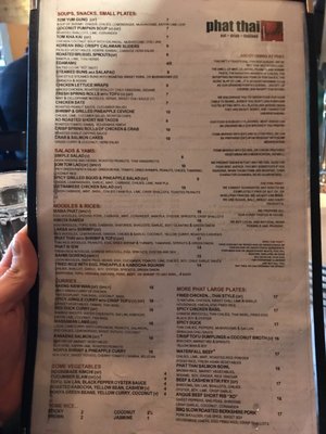 Menu photo 4 Phat Thai Carbondale, CO