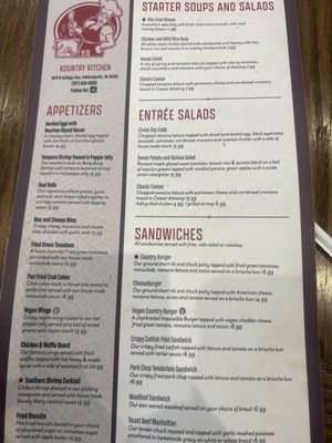 Menu photo 1 Kountry Kitchen Indianapolis, IN