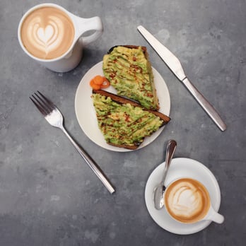 Bartavelle Cafe - avocado toast with olive oil, lemon, sea salt & marash pepper - Coffee & Tea Near Me - Berkeley, California Bartavelle Cafe - avocado toast with olive oil, lemon, sea salt & marash pepper - Coffee & Tea Near Me - Berkeley, California