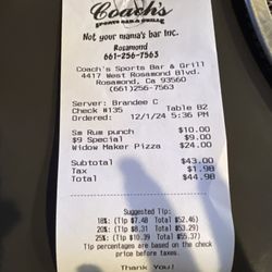Coach's Sports Grill