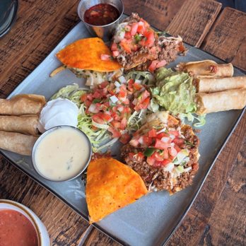 Tulsa Tasting Tours - Appetizer sampler at Hole Mole - Food Tours Near Me Tulsa Tasting Tours - Appetizer sampler at Hole Mole - Food Tours Near Me