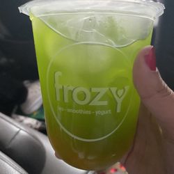 Frozy - Kiwi fruit tea with mango poppers