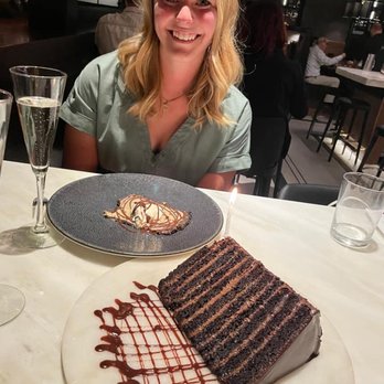Baldamar - Mocha Mud and ONE piece of cake - New American Near Me - Roseville, Minnesota