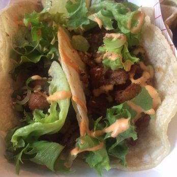 Seoul Taco - Chicken taco and spicy pork. Or was it spicy pork and chicken. .....oh well. - Korean Near Me - Chicago, Illinois Seoul Taco - Chicken taco and spicy pork. Or was it spicy pork and chicken. .....oh well. - Korean Near Me - Chicago, Illinois