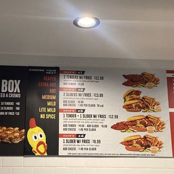 Dave's Hot Chicken - Menú - Chicken Shop Near Me - El Cajon, California Dave's Hot Chicken - Menú - Chicken Shop Near Me - El Cajon, California