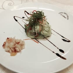 Sichuan - Traumpaar (2 Garnelen mit Wasabi), eine traumhafte Vorspeise. Unbedingt empfehlenswert!
