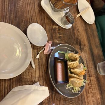 Thai Cuisine & Sushi Bar - Veggie spring rolls Chicken potstickers - Sushi Bars Near Me - Katy, Texas Thai Cuisine & Sushi Bar - Veggie spring rolls Chicken potstickers - Sushi Bars Near Me - Katy, Texas