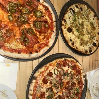 White Pie - Fromage a Trois, Three Meats, Porky Porkorino - Pizza Near Me - Colorado Springs, Colorado White Pie - Fromage a Trois, Three Meats, Porky Porkorino - Pizza Near Me - Colorado Springs, Colorado