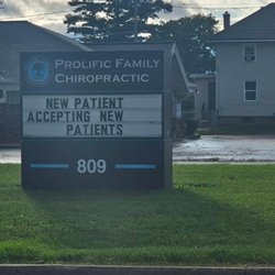 Prolific Family Chiropractic - Profile Family Chiropractic office sign