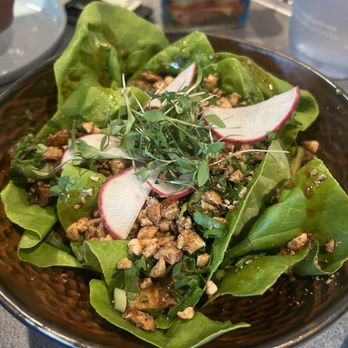 Lineage - Upcountry Farm Salad Lion's Mane Mushroom Liangban Salad - Asian Fusion Near Me - Wailea, Hawaii Lineage - Upcountry Farm Salad Lion's Mane Mushroom Liangban Salad - Asian Fusion Near Me - Wailea, Hawaii