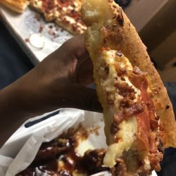 Pappas Pizzaria - Pepperoni pizza with bacon
