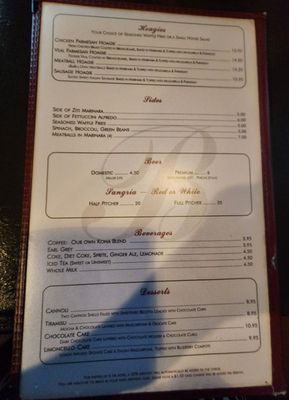 Menu photo 4 Bella's Italian Cafe Savannah, GA Menu photo 4 Bella's Italian Cafe Savannah, GA