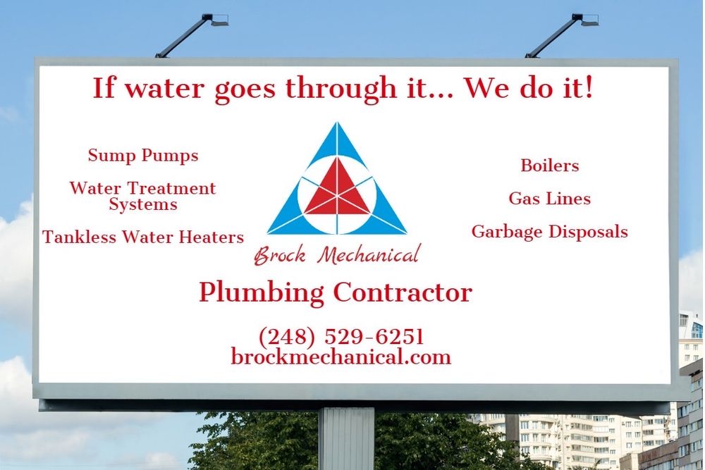 Slide of Brock Mechanical Plumbing Contractor