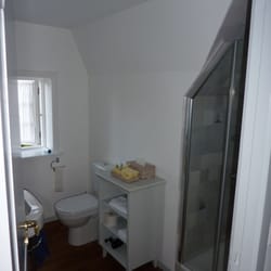 Hotel Landhaus Altes Pastorat - Das Bad des Zimmers "Heuboden"