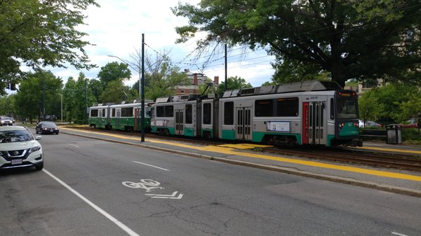 TAPPAN STREET MBTA STATION GREEN LINE Tappan Street And Beacon St