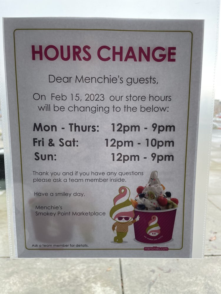 MENCHIE’S FROZEN YOGURT Updated May 2024 21 Photos & 25 Reviews