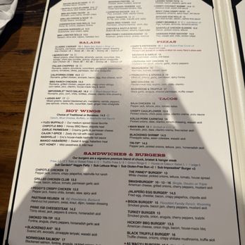 Finney's Crafthouse - Stevenson Ranch - Menu- December 2024 - New American Near Me - Stevenson Ranch, California