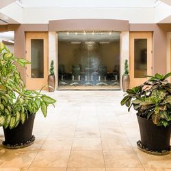 C M Massage - Walking into the building