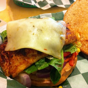 Big Buns - Mahi Mahi Burger w/ Pepperjack Cheese - Burgers Near Me - Arlington, Virginia Big Buns - Mahi Mahi Burger w/ Pepperjack Cheese - Burgers Near Me - Arlington, Virginia