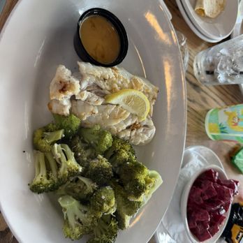 Hudson Coastal - Monk fish with broccoli and beets - Seafood Near Me - Fulton, Maryland Hudson Coastal - Monk fish with broccoli and beets - Seafood Near Me - Fulton, Maryland