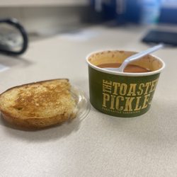 Tomato soup bowl +sourdough for $1 extra