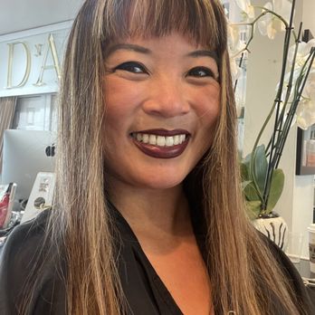 Salon DNA - Bangs!!! Asked for them a little shorter than need be for a wedding I'll be a bridesmaid in two weeks. Love my new do!! - Hair Salons Near Me - San Francisco, California