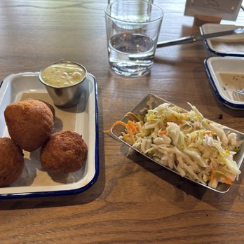The PUB - Fried ham croquettes and vinegar slaw - Diners Near Me - McMinnville, Oregon The PUB - Fried ham croquettes and vinegar slaw - Diners Near Me - McMinnville, Oregon