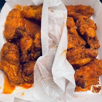 Wings Over Providence - Bone in hot garlic and mesquite - Chicken Wings Near Me - Providence, Rhode Island
