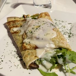 Chicken and Mushroom Crepe