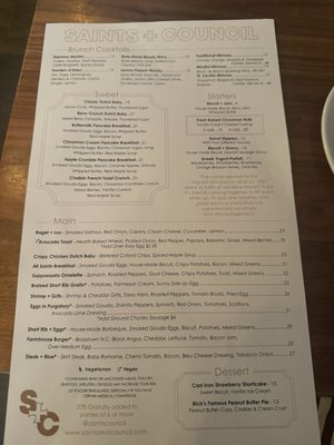 Menu photo 4 Saints + Council Atlanta, GA