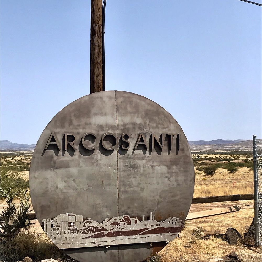 Arcosanti - At the entrance - Tours Near Me - Mayer, Arizona