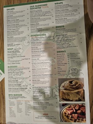 Menu photo 7 Penfold's Café Temecula, CA