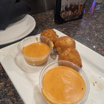 BJ's Restaurant & Brewhouse - Couscous Mac & Cheese Balls - New American Near Me - Vacaville, California
