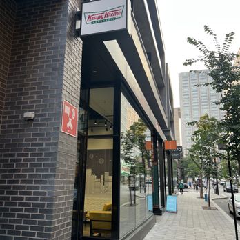 Krispy Kreme - the entrance to krispy kreme - Donuts Near Me - Montreal, Quebec
