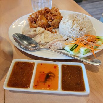 Luck Gai Cafe - Kao Mun Hai (hainanese chicken rice) - Chicken Shop Near Me - Anaheim, California Luck Gai Cafe - Kao Mun Hai (hainanese chicken rice) - Chicken Shop Near Me - Anaheim, California