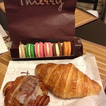 Thierry - Macarons (apple spice, lime, lychee x2, chesnut, pumpkin), ham croissant, plain croissant - Patisserie/Cake Shop Near Me - Vancouver, British Columbia Thierry - Macarons (apple spice, lime, lychee x2, chesnut, pumpkin), ham croissant, plain croissant - Patisserie/Cake Shop Near Me - Vancouver, British Columbia